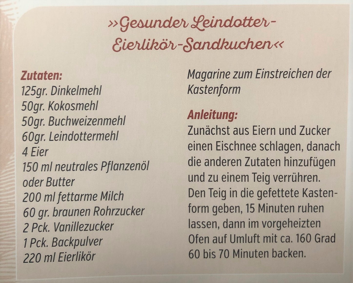 Sandkuchen