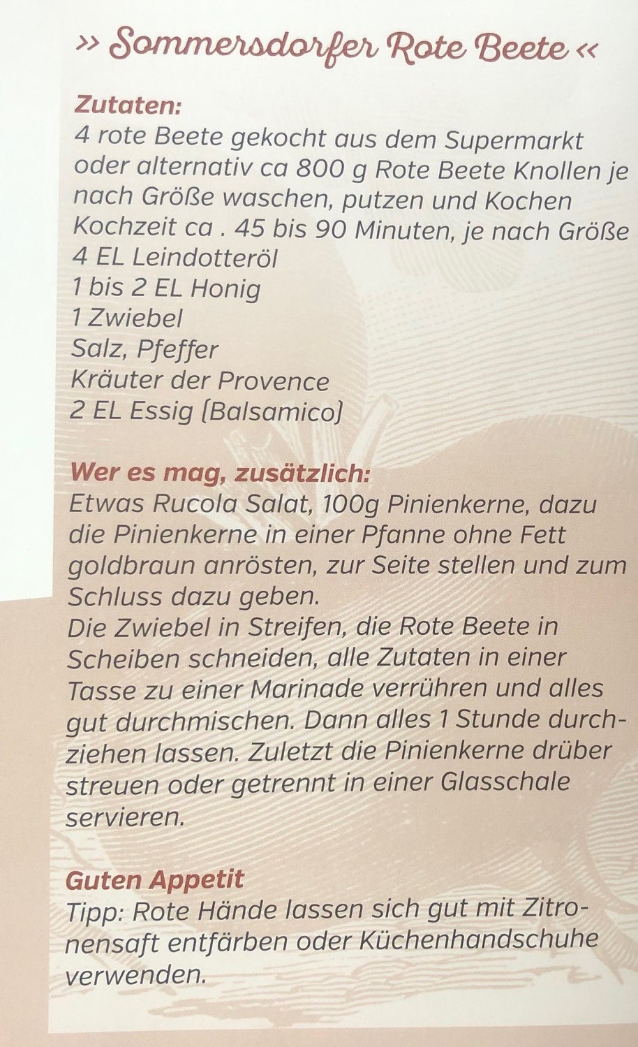 Rote Beete